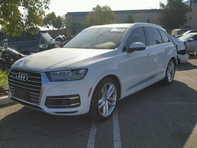 WA1VAAF79HD034465 - 2017 AUDI Q7 PRESTIG WHITE photo 2