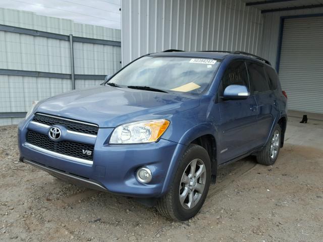 2T3DK4DV9AW028837 - 2010 TOYOTA RAV4 LIMIT BLUE photo 2