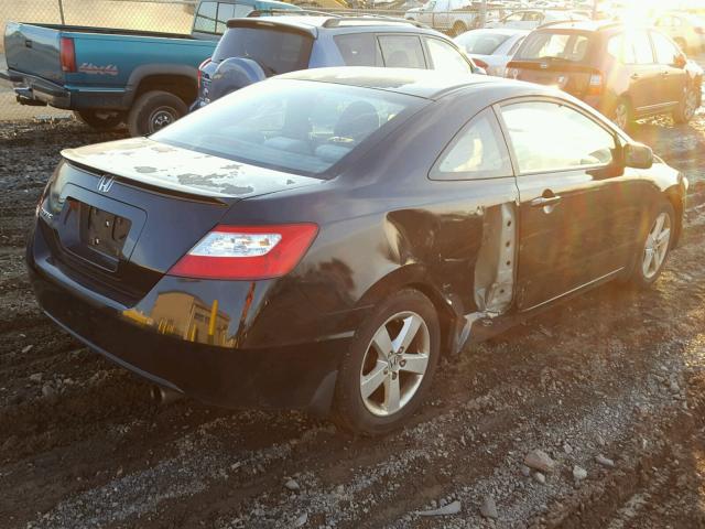 2HGFG12888H544348 - 2008 HONDA CIVIC EX 黑色 照片 4