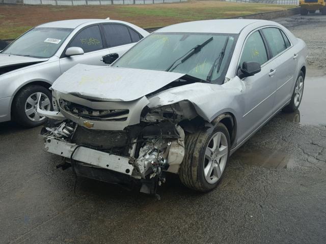 1G1ZA5EU1CF399458 - 2012 CHEVROLET MALIBU LS SILVER photo 2
