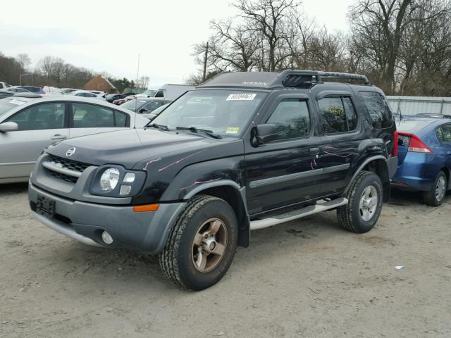 5N1ED28Y24C649041 - 2004 NISSAN XTERRA XE BLACK photo 2