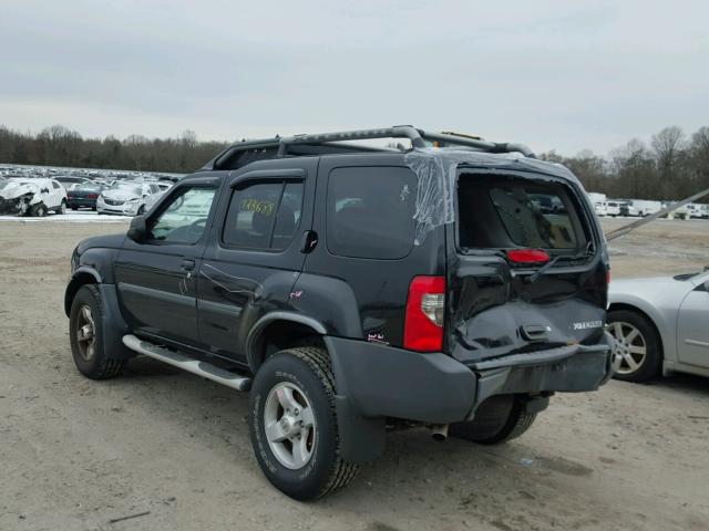 5N1ED28Y24C649041 - 2004 NISSAN XTERRA XE BLACK photo 3