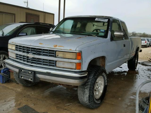 2GCHK39N9N1157499 - 1992 CHEVROLET GMT-400 K3 GRAY photo 2