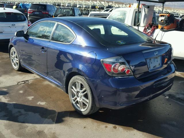 JTKDE3B70A0304356 - 2010 SCION TC BLUE photo 3