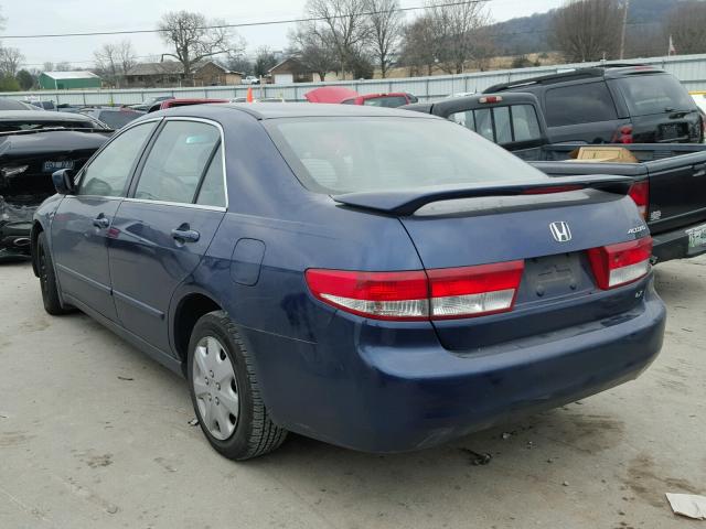 1HGCM56384A170964 - 2004 HONDA ACCORD LX BLUE photo 3