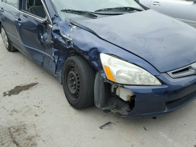 1HGCM56384A170964 - 2004 HONDA ACCORD LX BLUE photo 9