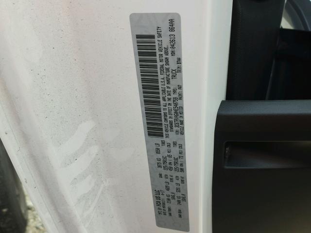 3C6TRVAG0HE540759 - 2017 RAM PROMASTER WHITE photo 10