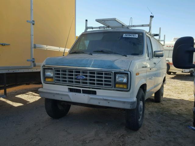 1FTJE34H2KHB56911 - 1989 FORD ECONOLINE WHITE photo 2