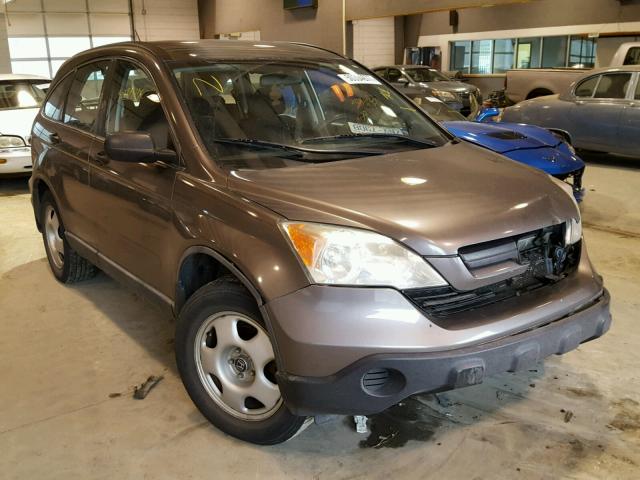 5J6RE38369L034670 - 2009 HONDA CR-V LX BROWN photo 1