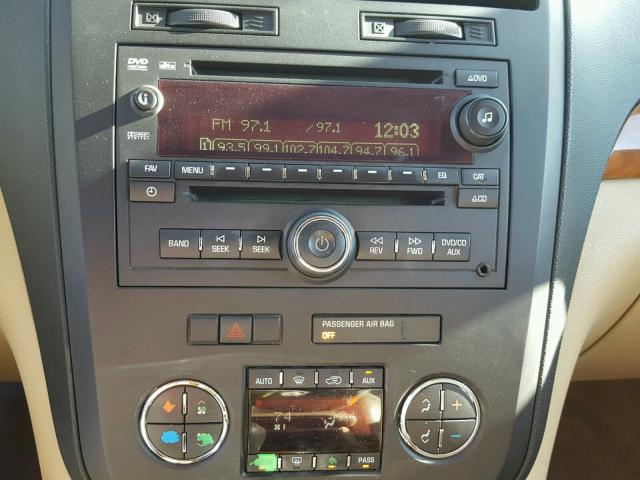 5GZER23737J119664 - 2007 SATURN OUTLOOK XR თეთრი ფოტო 9