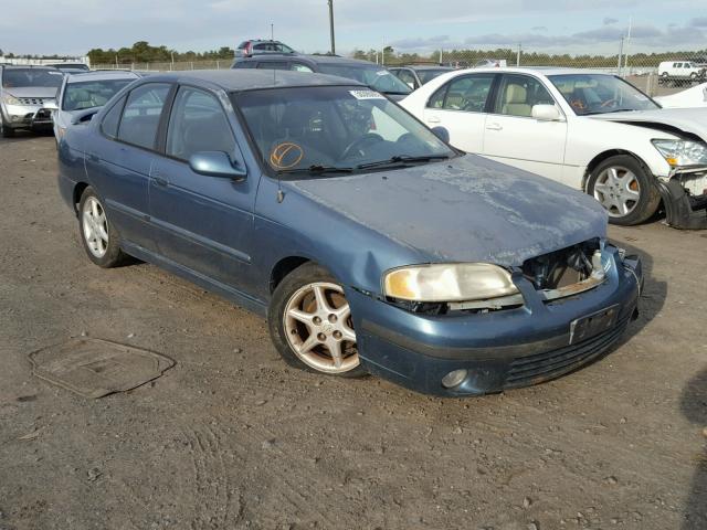 3N1BB51D81L130374 - 2001 NISSAN SENTRA SE BLUE photo 1