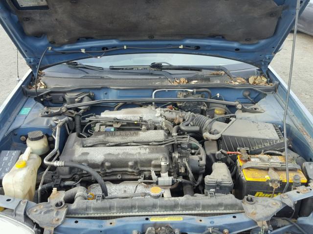 3N1BB51D81L130374 - 2001 NISSAN SENTRA SE BLUE photo 7