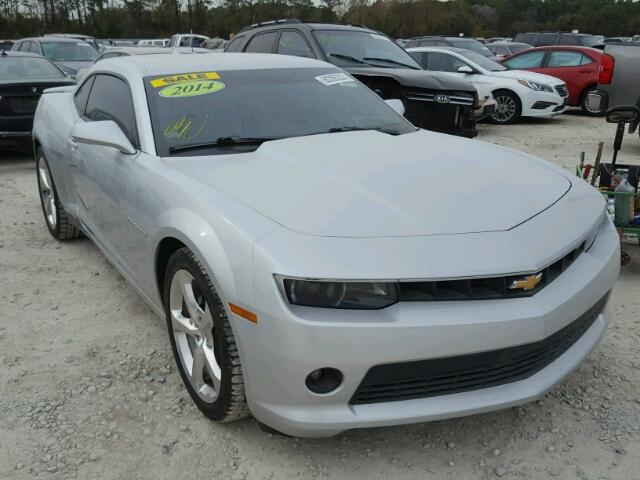 2G1FC1E39E9209270 - 2014 CHEVROLET CAMARO LT SILVER photo 1