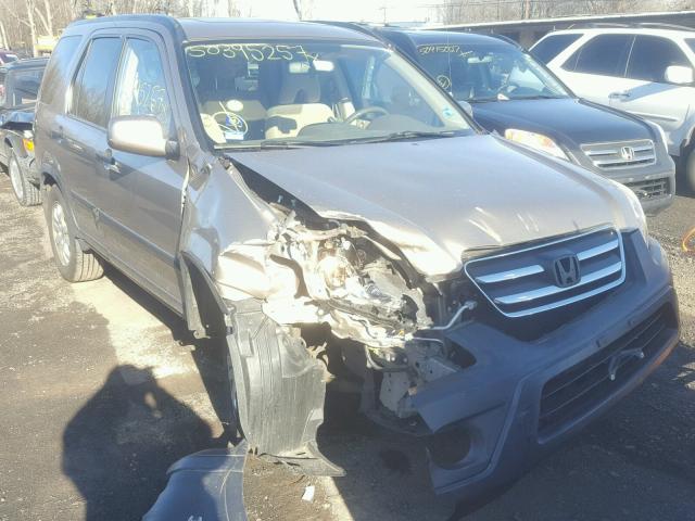 JHLRD78836C024320 - 2006 HONDA CR-V EX ოქროსფერი ფოტო 1