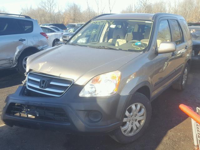 JHLRD78836C024320 - 2006 HONDA CR-V EX ოქროსფერი ფოტო 2