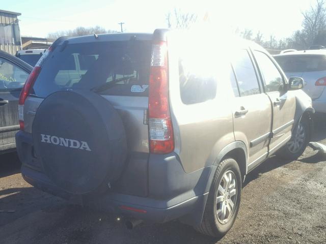 JHLRD78836C024320 - 2006 HONDA CR-V EX ოქროსფერი ფოტო 4