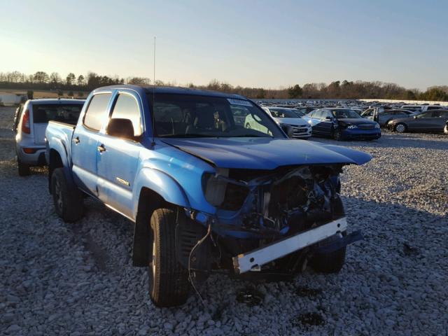 5TEJU4GN9AZ713286 - 2010 TOYOTA TACOMA DOU BLUE photo 1