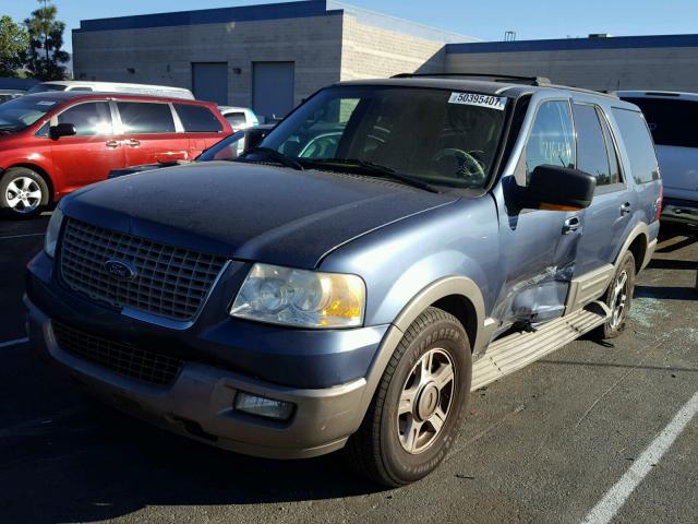 1FMPU17L44LA81495 - 2004 FORD EXPEDITION BLUE photo 2