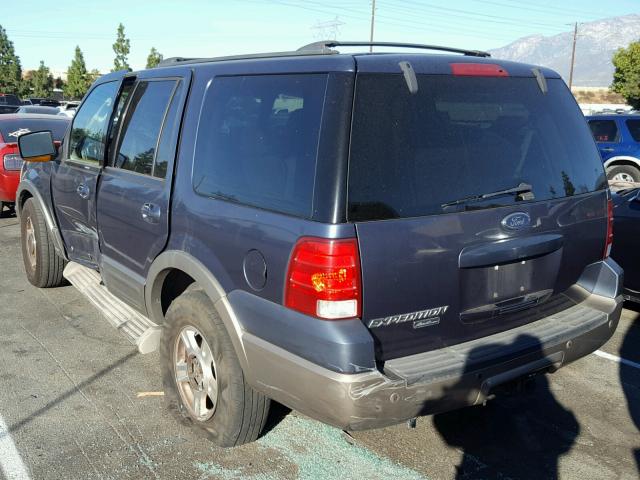 1FMPU17L44LA81495 - 2004 FORD EXPEDITION BLUE photo 3