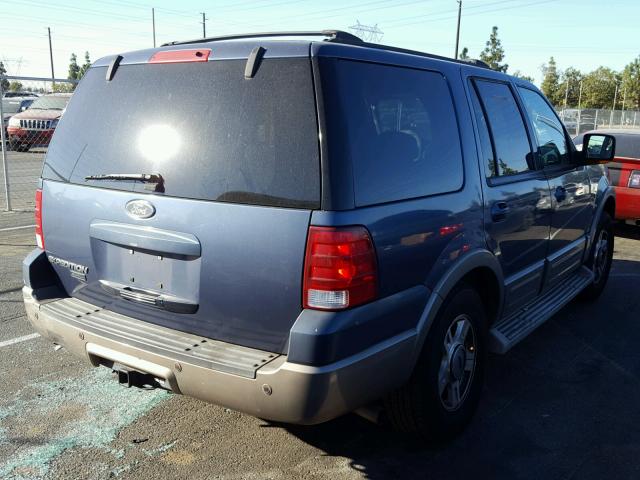 1FMPU17L44LA81495 - 2004 FORD EXPEDITION BLUE photo 4