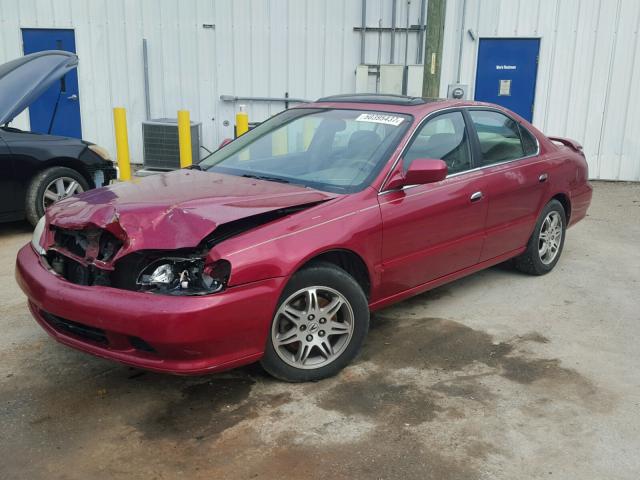 19UUA564XXA013382 - 1999 ACURA 3.2TL RED photo 2