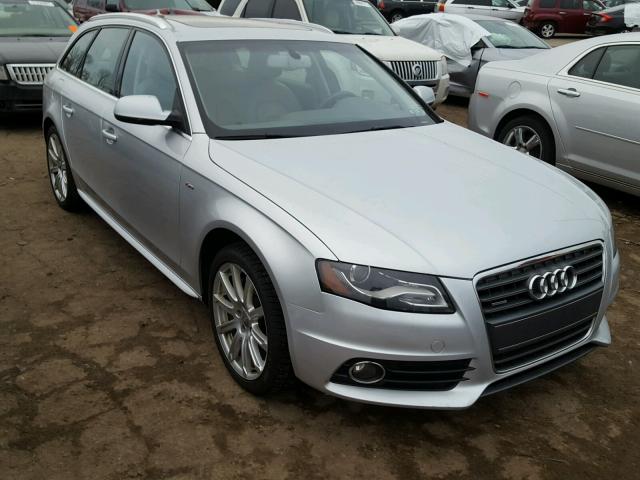 WAUWFAFL8CA070583 - 2012 AUDI A4 PREMIUM SILVER photo 1