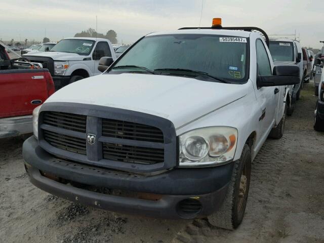 3D6WR26T29G565964 - 2009 DODGE RAM 2500 WHITE photo 2