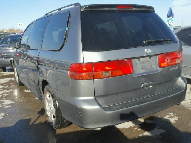 2HKRL18621H555775 - 2001 HONDA ODYSSEY EX SILVER photo 3