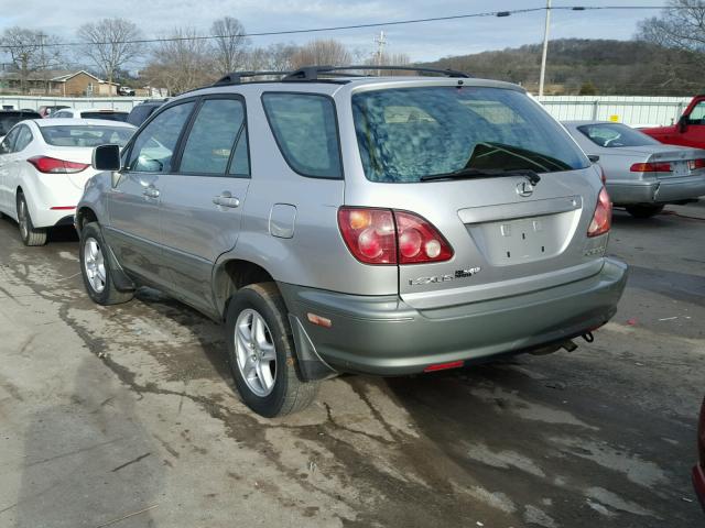 JT6HF10U5Y0117604 - 2000 LEXUS RX 300 BEIGE photo 3