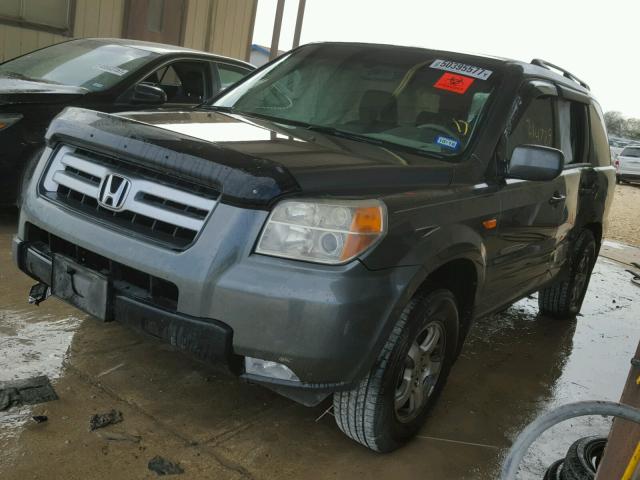 5FNYF28537B040078 - 2007 HONDA PILOT EXL GRAY photo 2