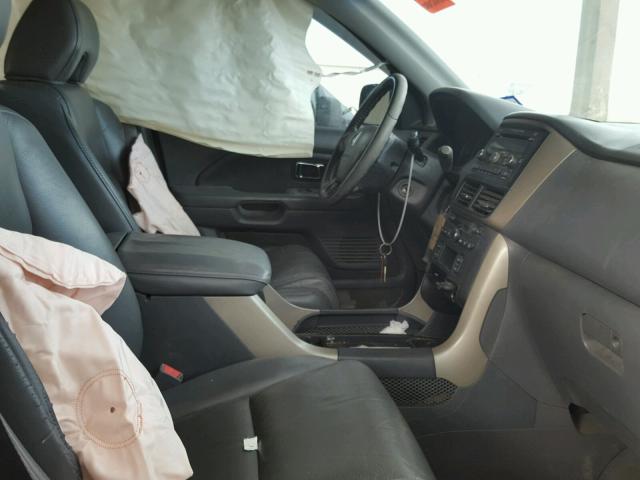 5FNYF28537B040078 - 2007 HONDA PILOT EXL GRAY photo 5