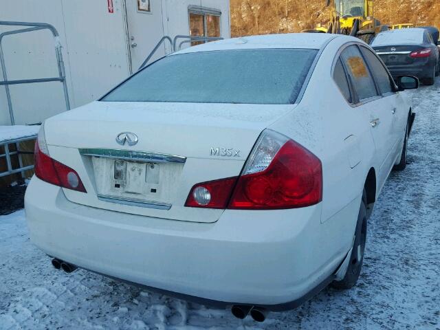 JNKAY01F17M453674 - 2007 INFINITI M35 BASE WHITE photo 4