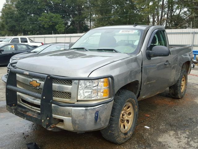 1GCNKPE00DZ345757 - 2013 CHEVROLET SILVERADO GRAY photo 2