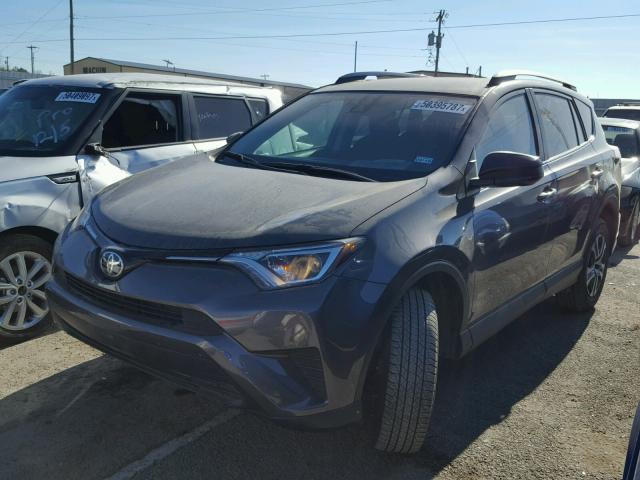 2T3ZFREV4HW361852 - 2017 TOYOTA RAV4 LE GRAY photo 2