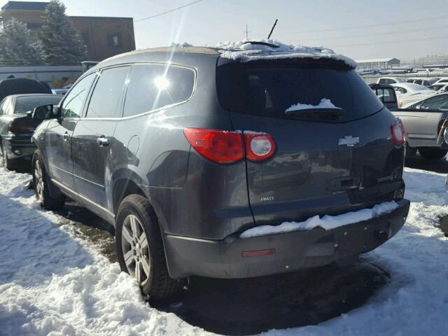 1GNKVGEDXBJ121427 - 2011 CHEVROLET TRAVERSE L CHARCOAL photo 3