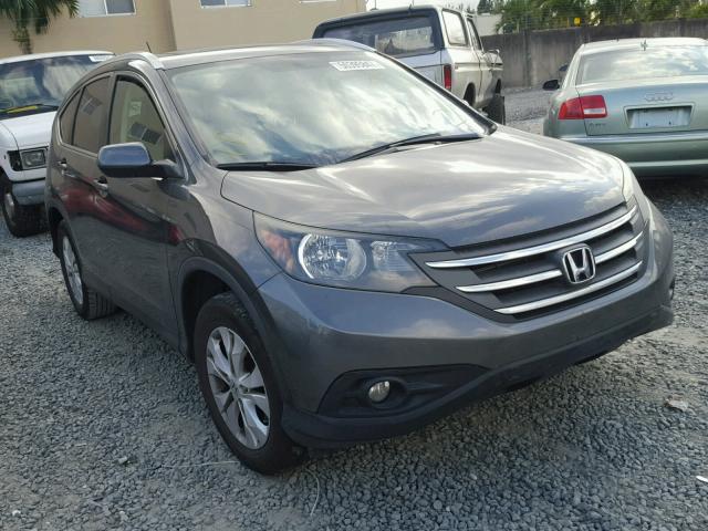 2HKRM3H72DH506839 - 2013 HONDA CR-V EXL GRAY photo 1