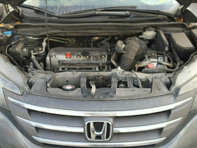 2HKRM3H72DH506839 - 2013 HONDA CR-V EXL GRAY photo 7