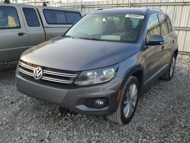 WVGBV7AX9CW102022 - 2012 VOLKSWAGEN TIGUAN S GRAY photo 2