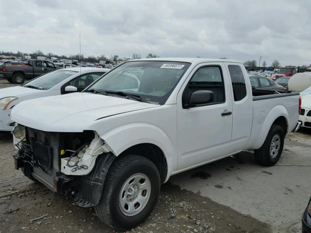 1N6BD06T55C444153 - 2005 NISSAN FRONTIER K WHITE photo 2