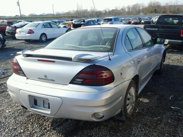 1G2NE52E35M232769 - 2005 PONTIAC GRAND AM S SILVER photo 4