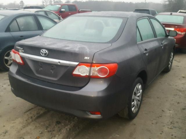 2T1BU4EEXDC091122 - 2013 TOYOTA COROLLA BA GRAY photo 4