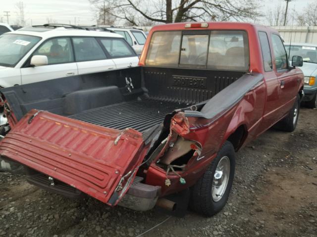 1FTCR14A5SPA63732 - 1995 FORD RANGER SUP BURGUNDY photo 4