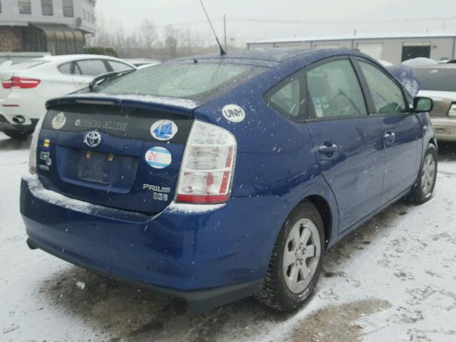 JTDKB20U987806603 - 2008 TOYOTA PRIUS BLUE photo 4