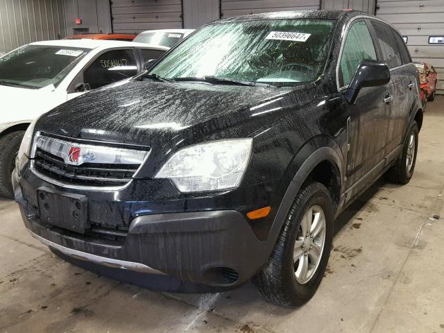 3GSCL33P78S619072 - 2008 SATURN VUE XE BLACK photo 2