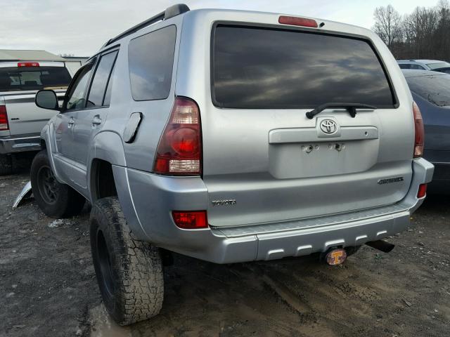 JTEBU14R230014980 - 2003 TOYOTA 4RUNNER SR SILVER photo 3