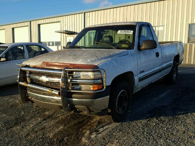 1GCEK14V8XE202416 - 1999 CHEVROLET SILVERADO WHITE photo 2