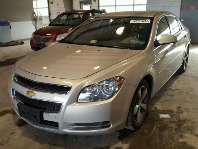 1G1ZC5E17BF198758 - 2011 CHEVROLET MALIBU 1LT 金色 照片 2