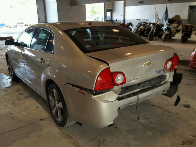 1G1ZC5E17BF198758 - 2011 CHEVROLET MALIBU 1LT 金色 照片 3