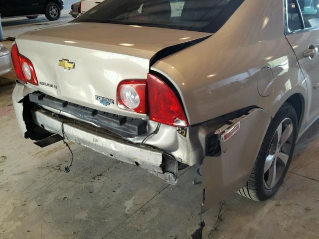 1G1ZC5E17BF198758 - 2011 CHEVROLET MALIBU 1LT 金色 照片 9