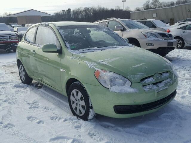 KMHCM3AC1AU180378 - 2010 HYUNDAI ACCENT BLU GREEN photo 1